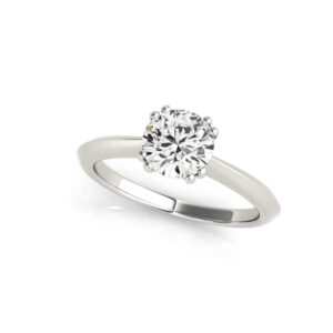 0.80 Carat Brilliant Double Prong Solitaire Elegance