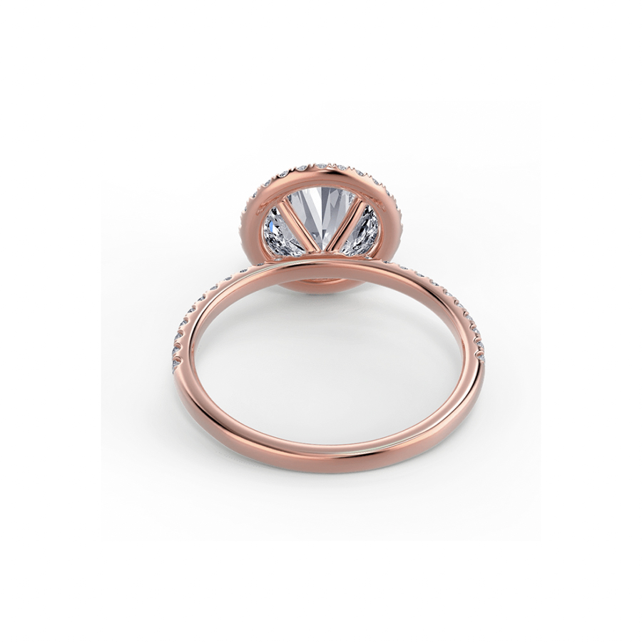 1 Carat Brilliant Halo Pave