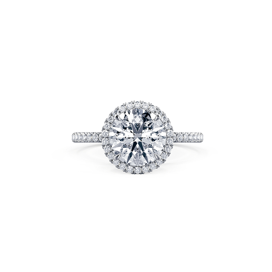 1 Carat Brilliant Halo Pave