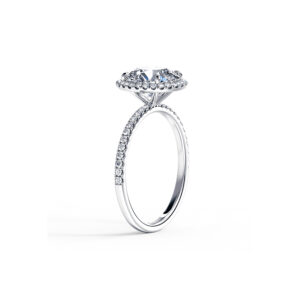 1 Carat Brilliant Halo Pave