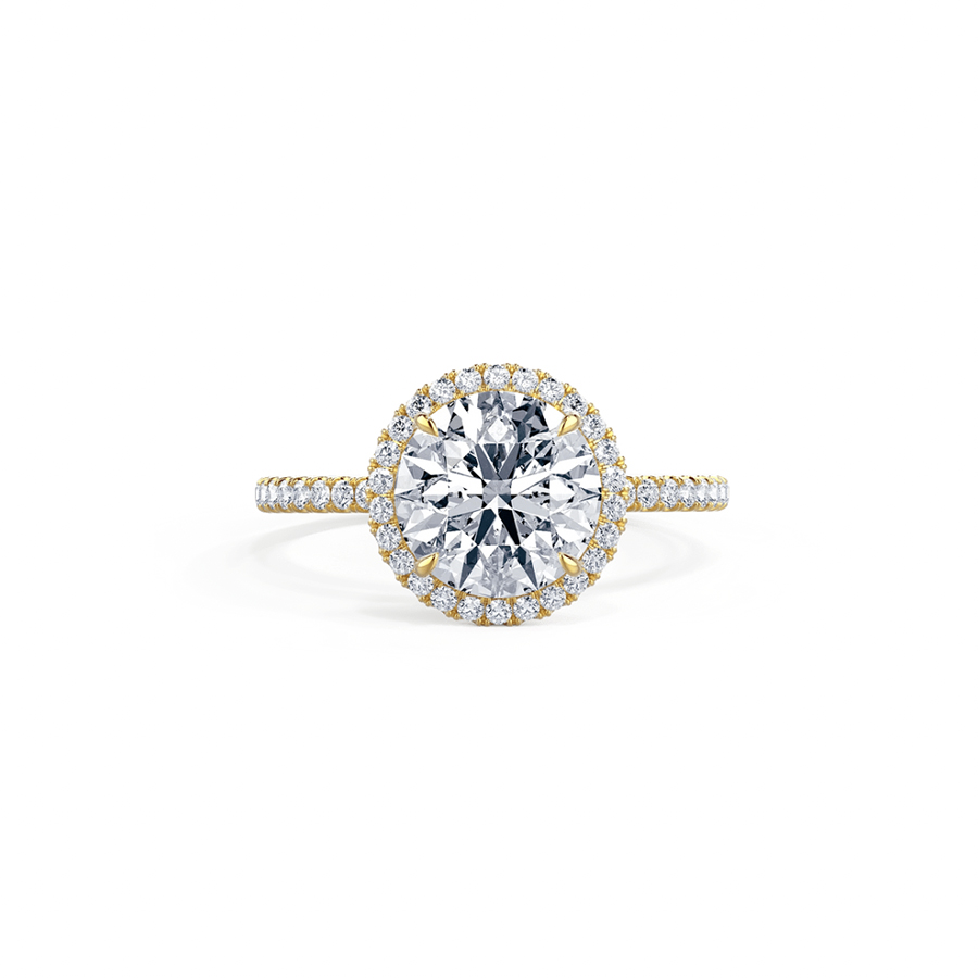 1 Carat Brilliant Halo Pave