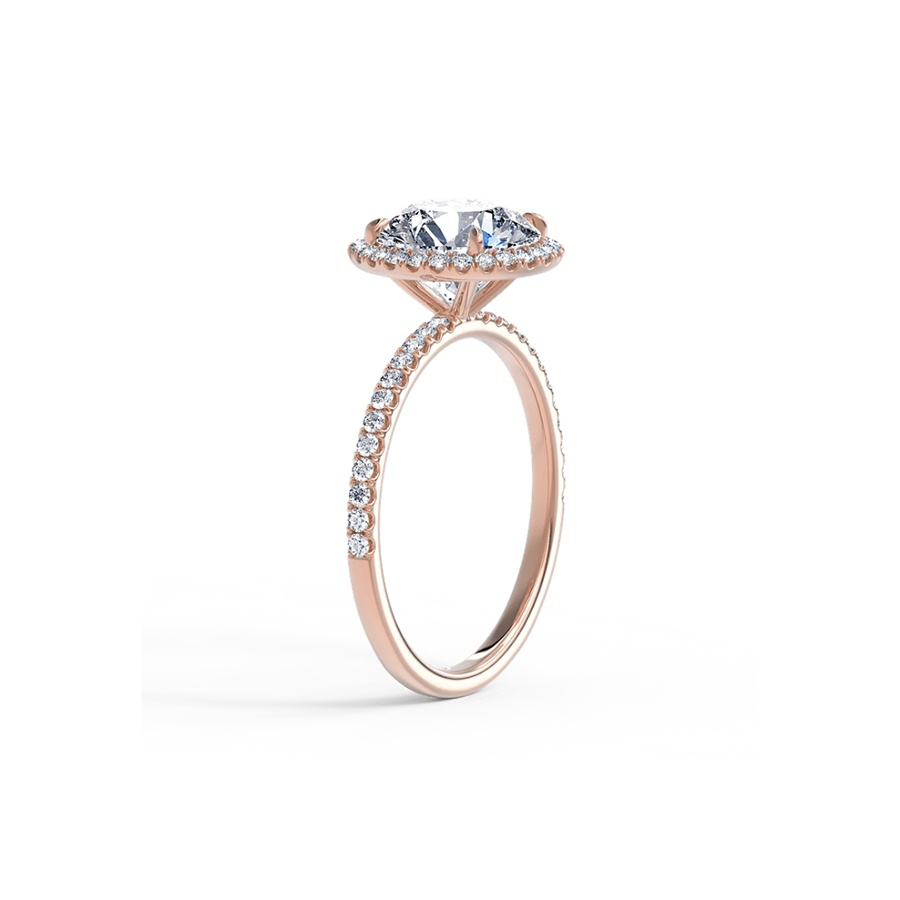 1 Carat Brilliant Halo Pave