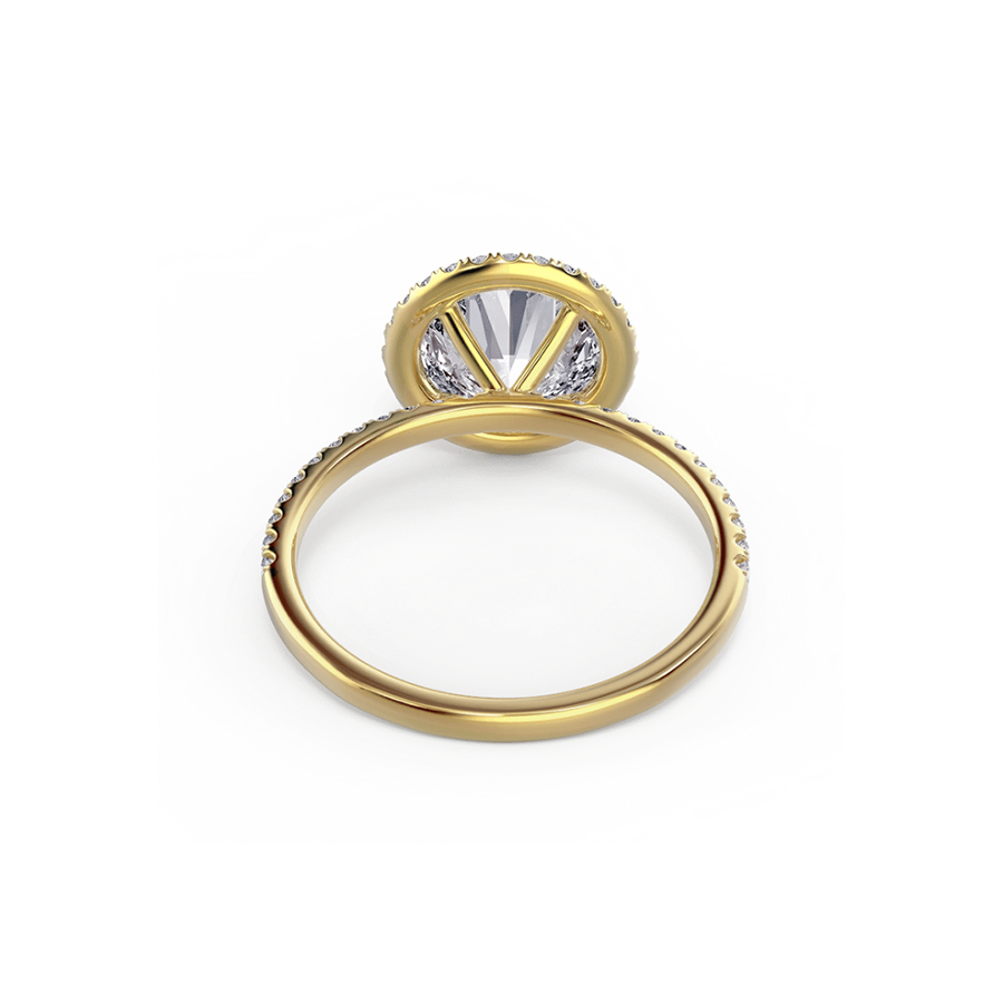 1 Carat Brilliant Halo Pave