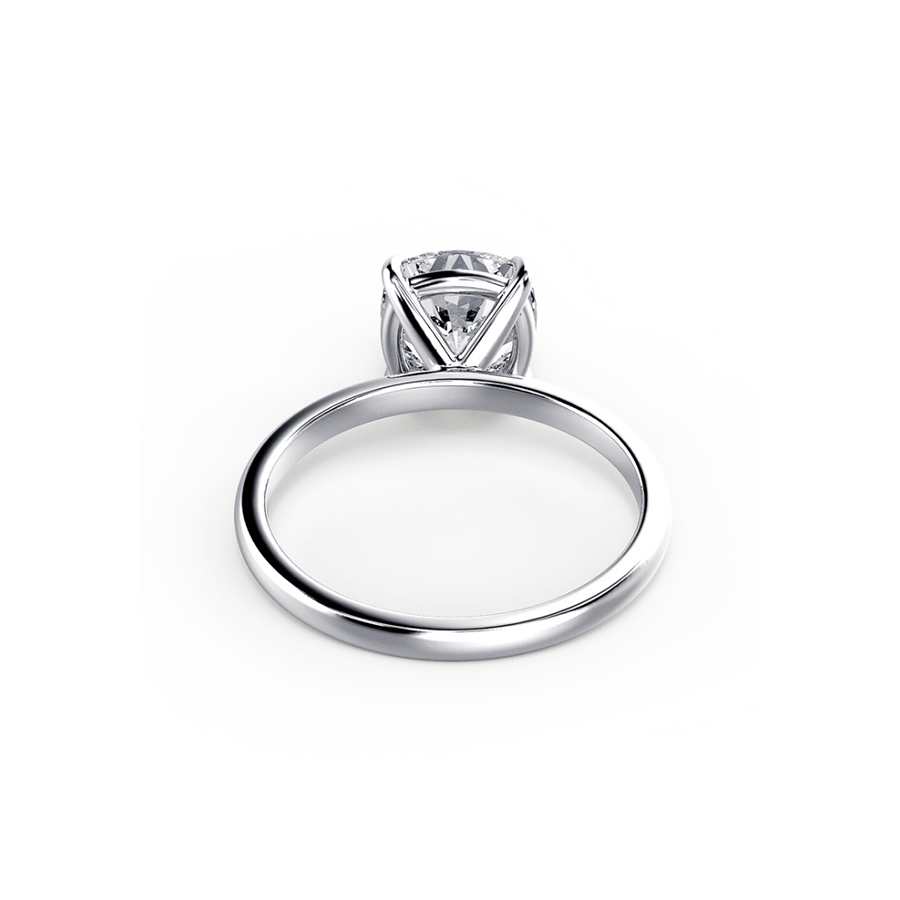 1 Carat Square Cushion Solitaire
