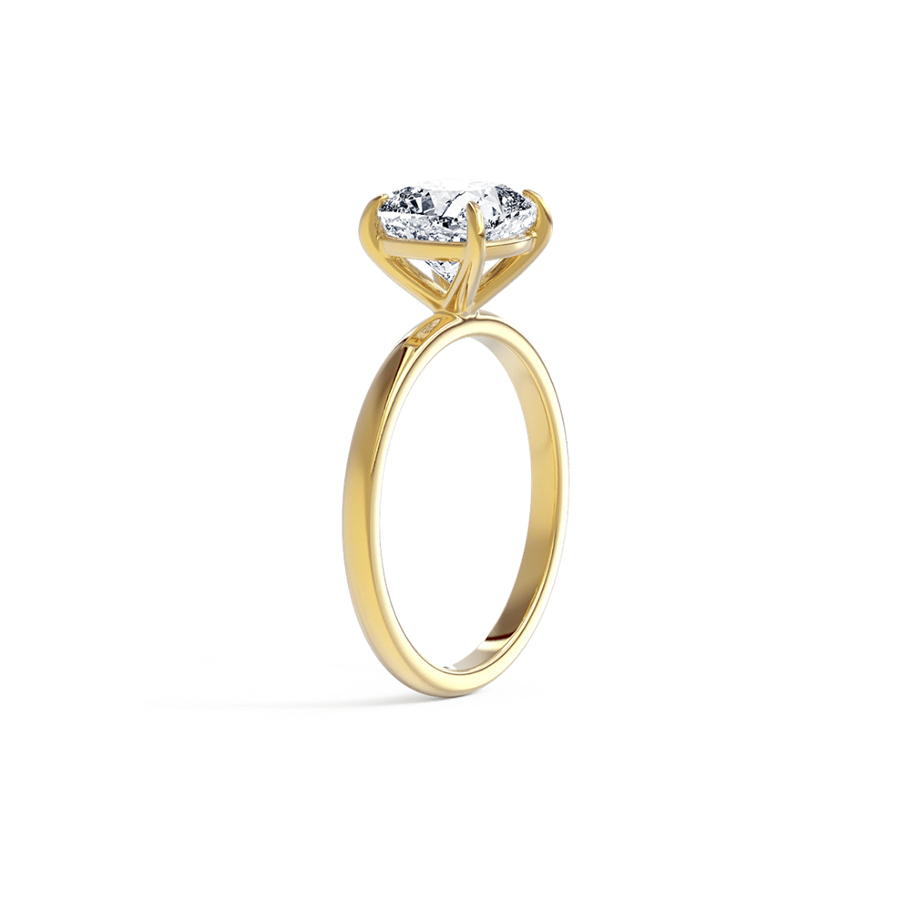 1 Carat Square Cushion Solitaire