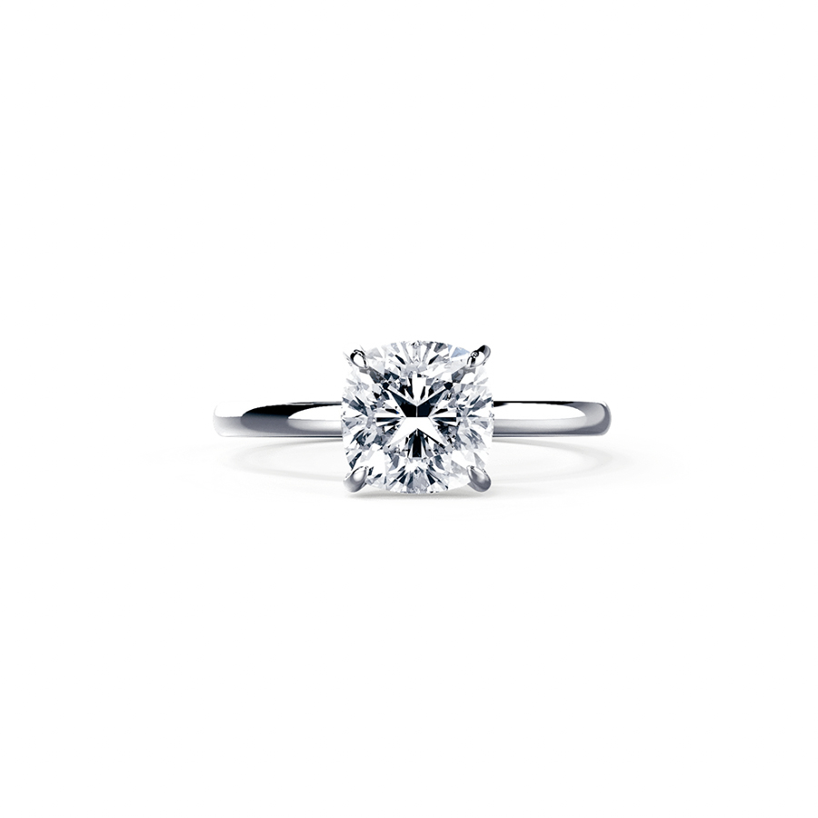 1 Carat Square Cushion Solitaire