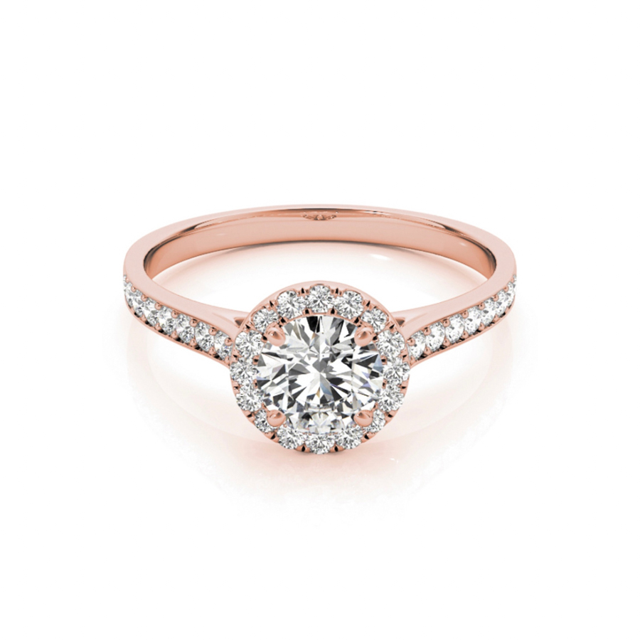 1/2 Carat Brilliant Halo