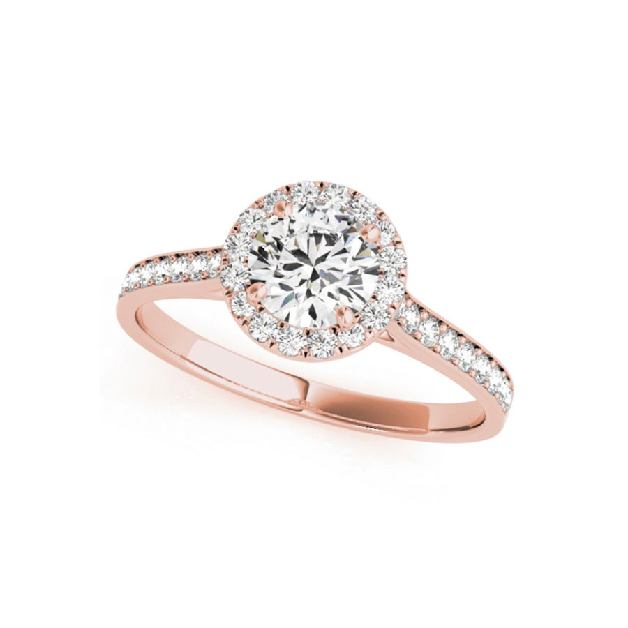 1/2 Carat Brilliant Halo