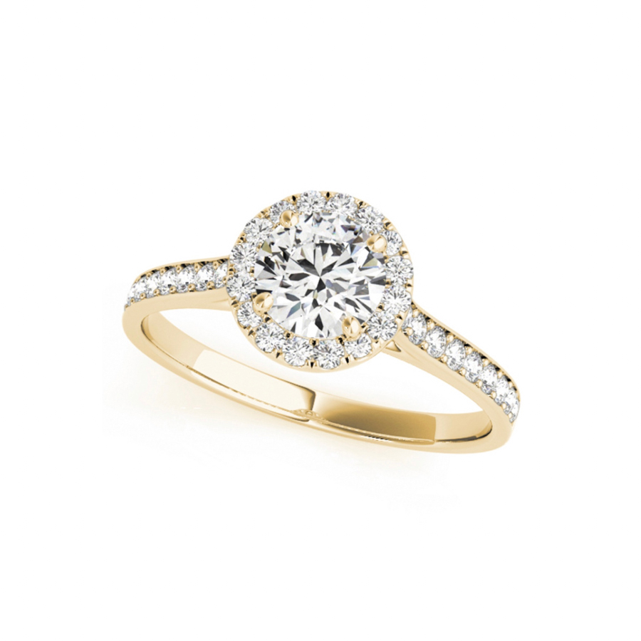 1/2 Carat Brilliant Halo