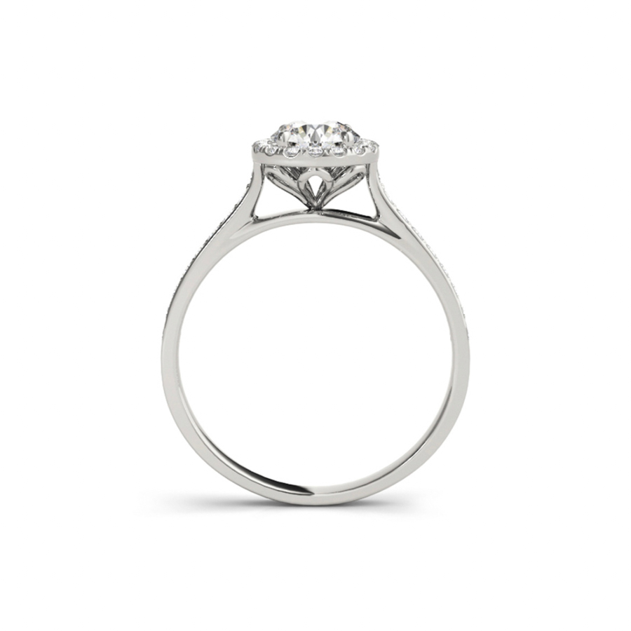 1/2 Carat Brilliant Halo