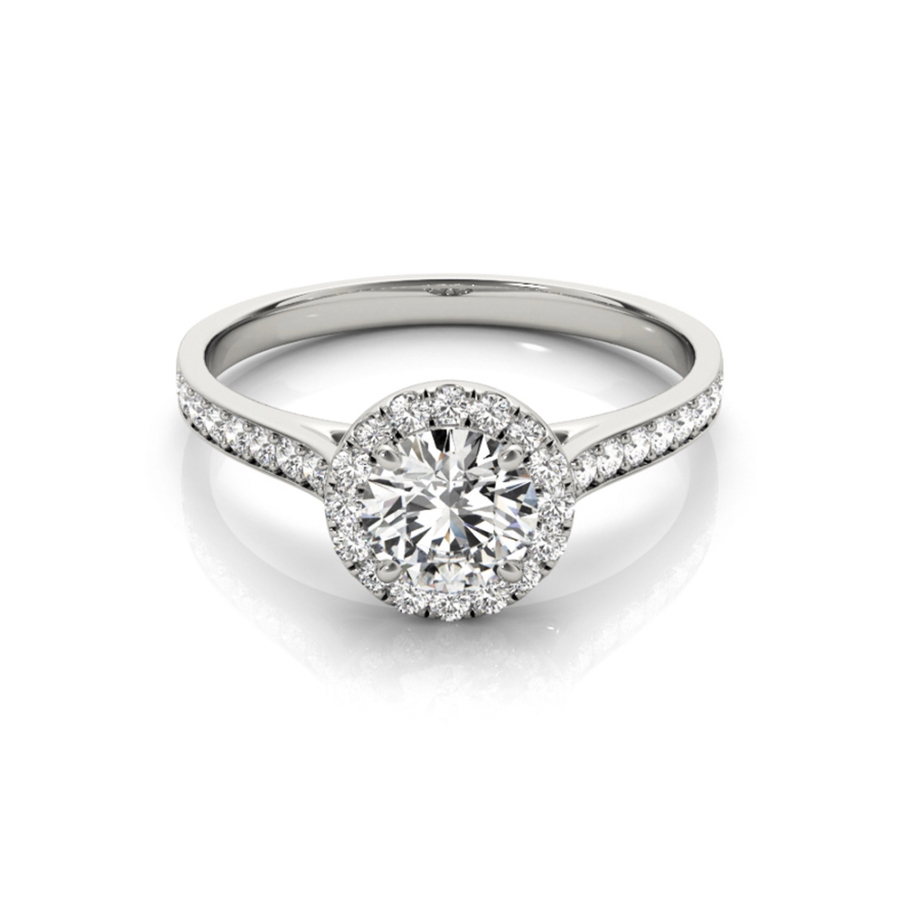 1/2 Carat Brilliant Halo
