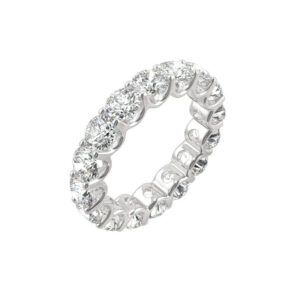 4mm Brilliant Shared Prong Eternity