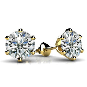 6,5mm Brilliant Tiffany Screwback Studs