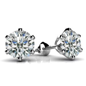 6,5mm Brilliant Tiffany Screwback Studs