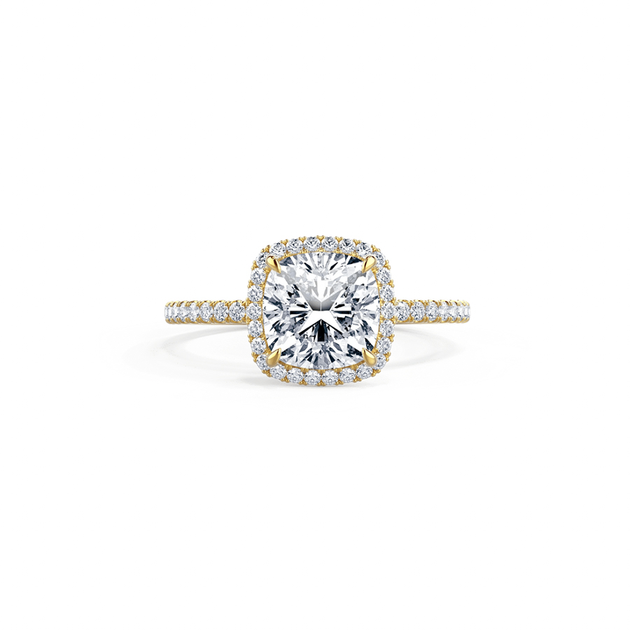 Cushion Halo Pave