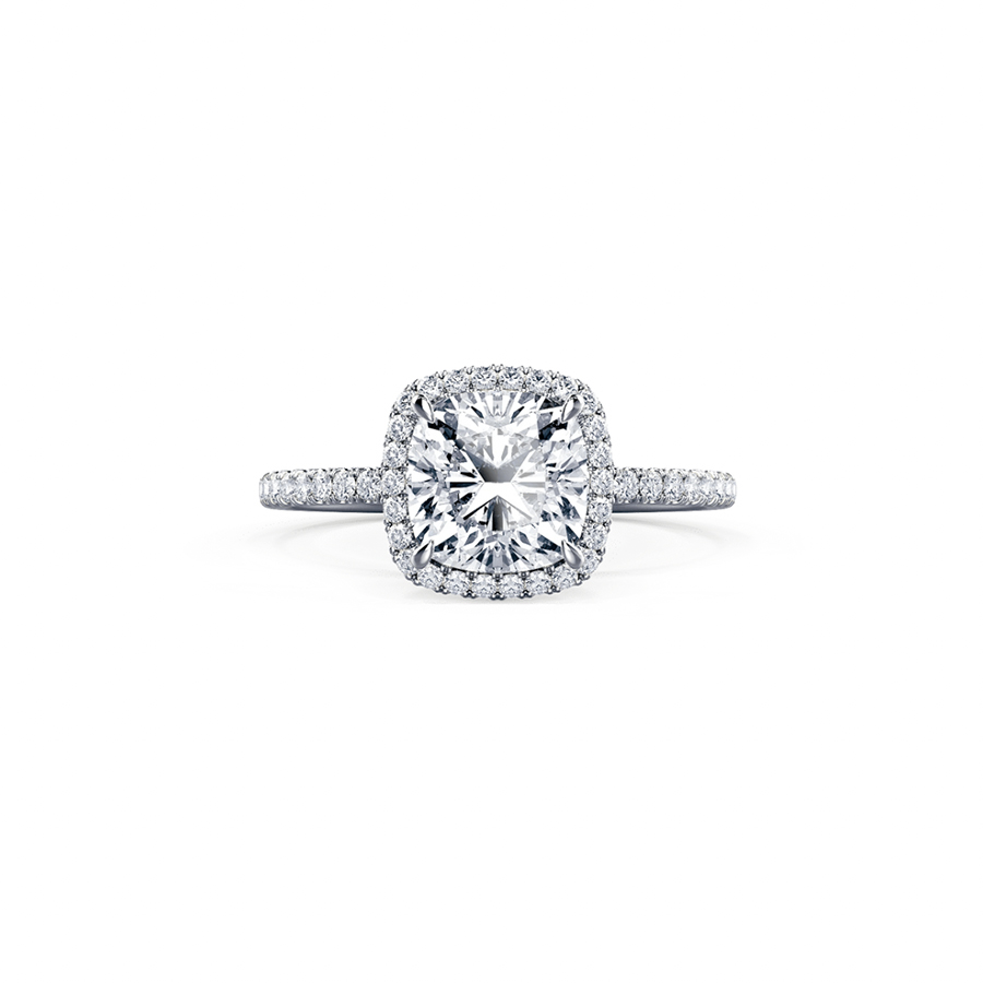 Cushion Halo Pave
