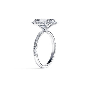 Emerald Halo Pave