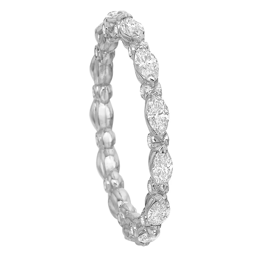 Marquise Bezel Eternity Band