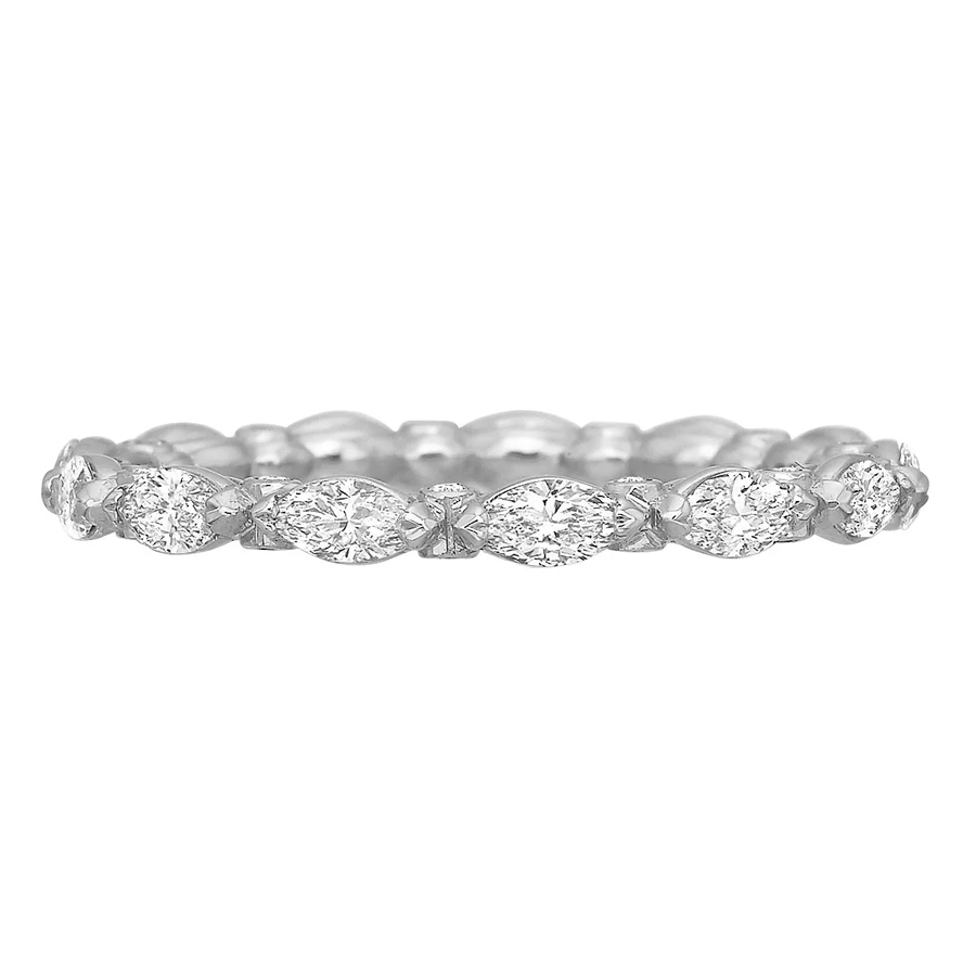 Marquise Bezel Eternity Band