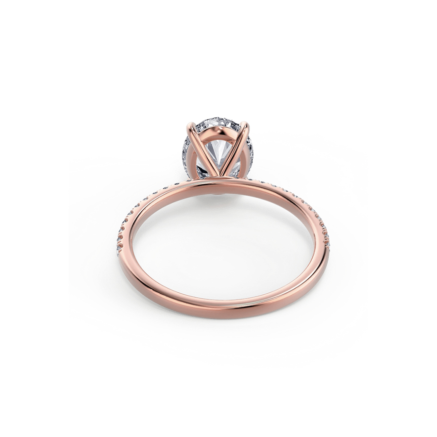 Oval Pave 0.90 Carat
