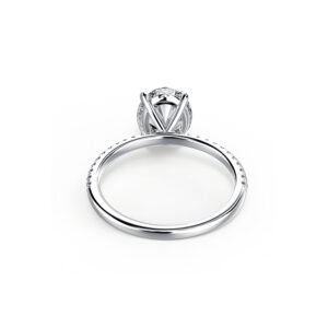 Oval Pave 0.90 Carat