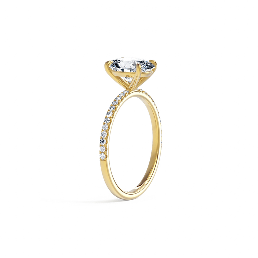 Oval Pave 0.90 Carat