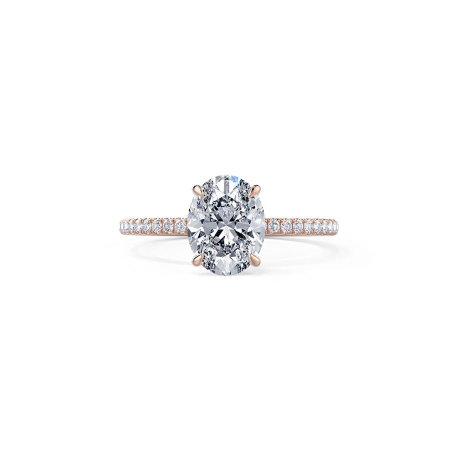 Oval Pave 0.90 Carat