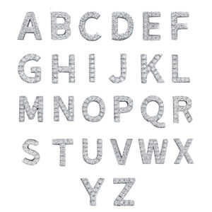 Sideswept Triple Initial Necklace